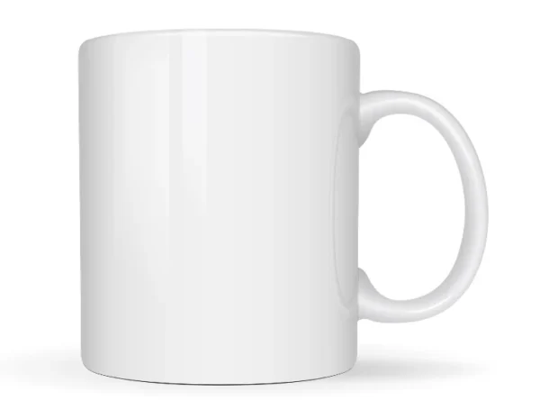 Caneca Branca Porcelana - Imagem 2